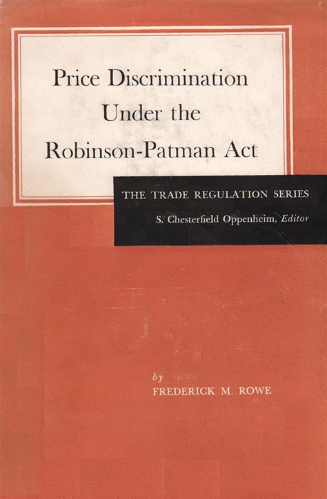 the robinson-patman act was passed to prevent